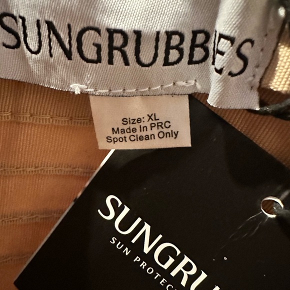 Sungrubbies Ginger Wide Brim Packable Sun Hat Size XL Wheat / Tan - Picture 8 of 10